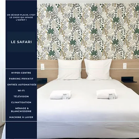 Le Safari - Neuf - Parking Prive - Calme - Wifi - Clim Apartment Mont-de-Marsan Exterior photo