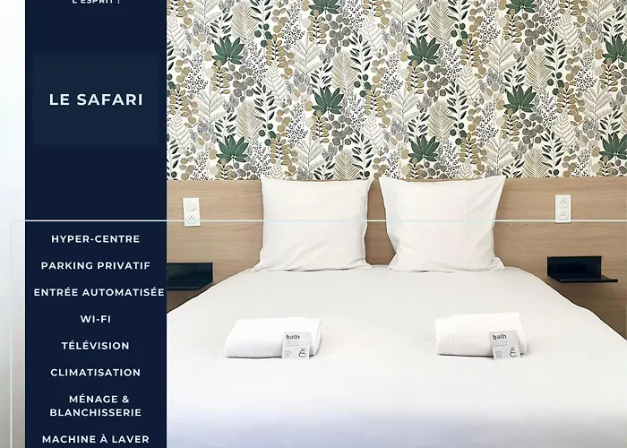 Le Safari - Neuf - Parking Prive - Calme - Wifi - Clim